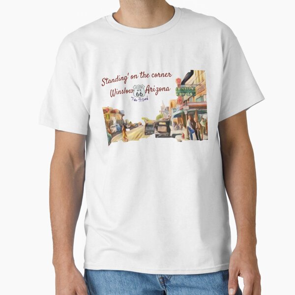 Item preview, standing on the corner winslow arizona vintage t-shirt | sticker designed and sold by ReganPro5.