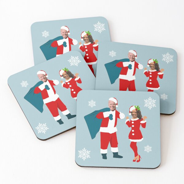 Item preview, christmas joe biden santa kamala harris icy designed and sold by Gossip Rag.