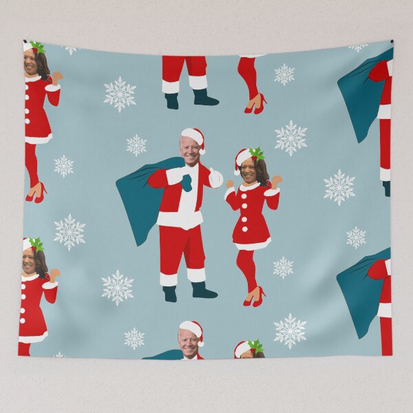 Item preview, christmas joe biden santa kamala harris icy designed and sold by Gossip Rag.