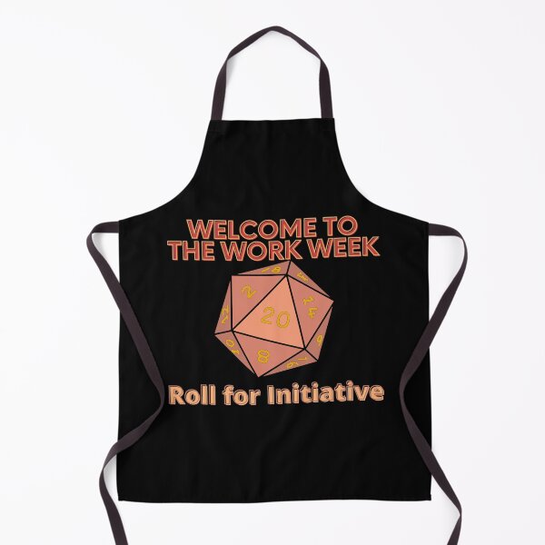 Item preview, Welcome to the Work Week - Roll for Initiative (Warm Version) designed and sold by SnarkSharks.