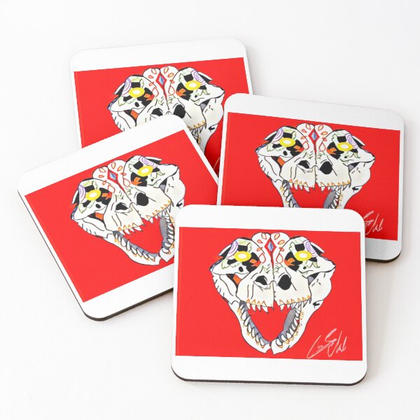Item preview, Trex sugar skull designed and sold by Manalopangaea.