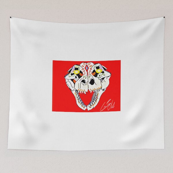 Item preview, Trex sugar skull designed and sold by Manalopangaea.