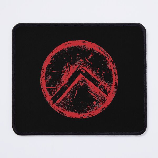 Item preview, Spartan shield - red designed and sold by Mindwork Creative Arts.