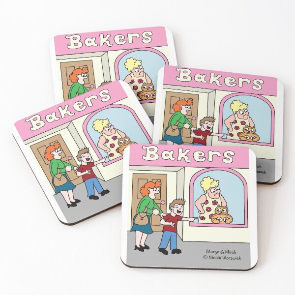 Item preview, At the Bakers designed and sold by Scat the cat.