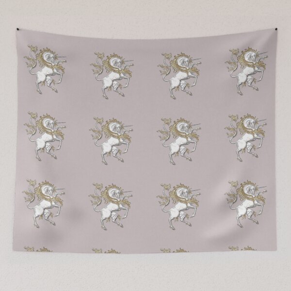Item preview, Silver and Gold Unicorn designed and sold by LoneAngel.