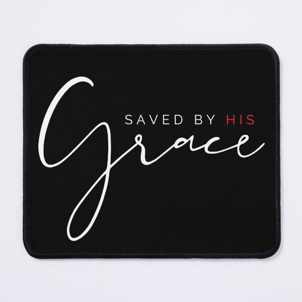 Item preview, Saved By His Grace | Christian Inspirational Sayings designed and sold by ISayHeaven.