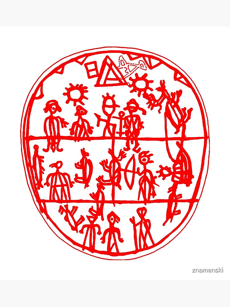 Sami shaman’s drum showing the three worlds, Sámi Shamanism by znamenski