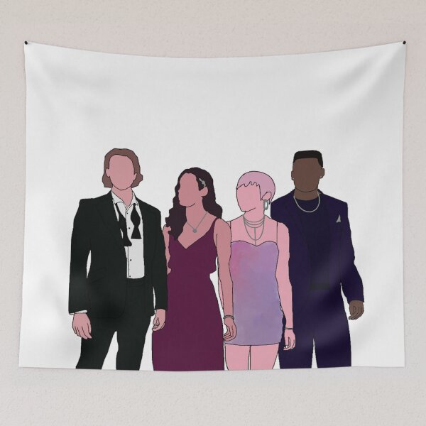 Item preview, The Bayview Four- Drawing designed and sold by ArtworkBySarahN.