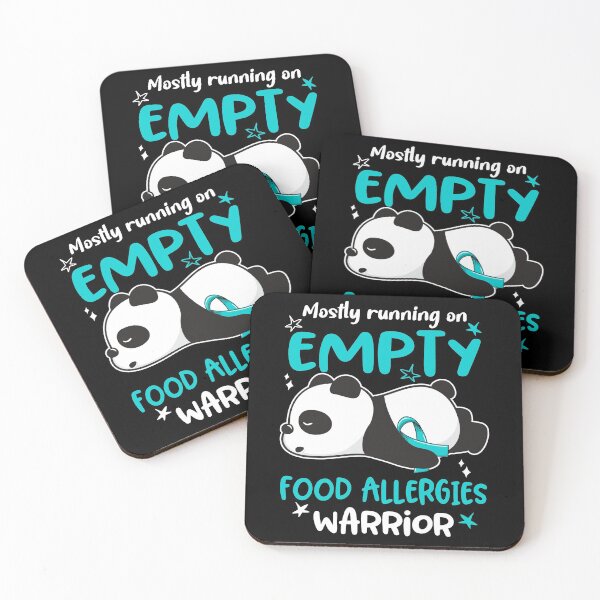 Item preview, Food Allergies Awareness Mostly Running On Empty Food Allergies Warrior designed and sold by GennieShop.