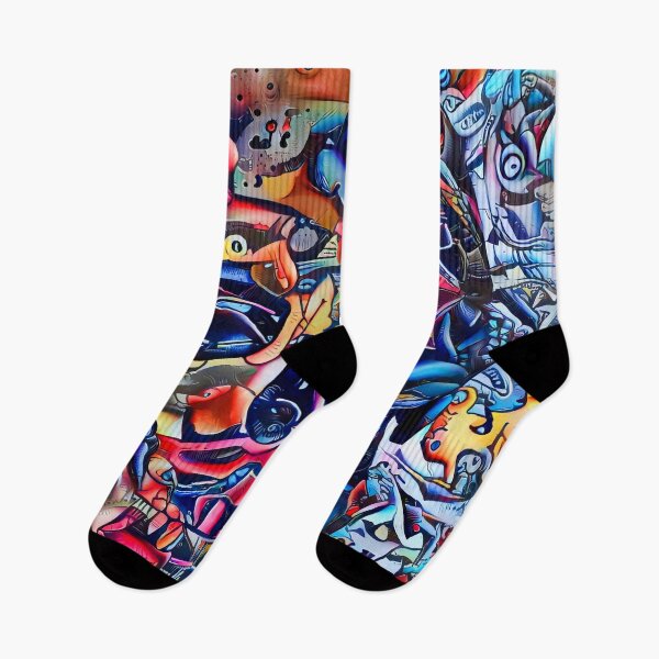 Artikelvorschau, Streetart-Graffiti-Schädel | KI-Kunst entworfen und verkauft von Artificial-Arts.