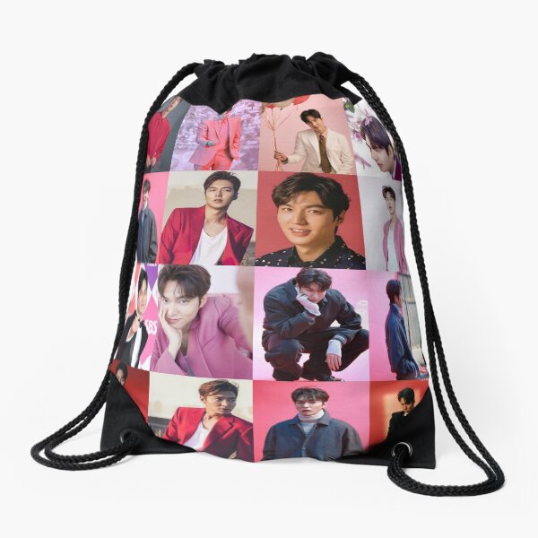 lee min ho Drawstring Bag