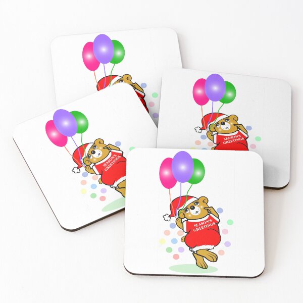 Item preview, Season's greetings - Merry Christmas - cute bear  designed and sold by Shirley cute art .