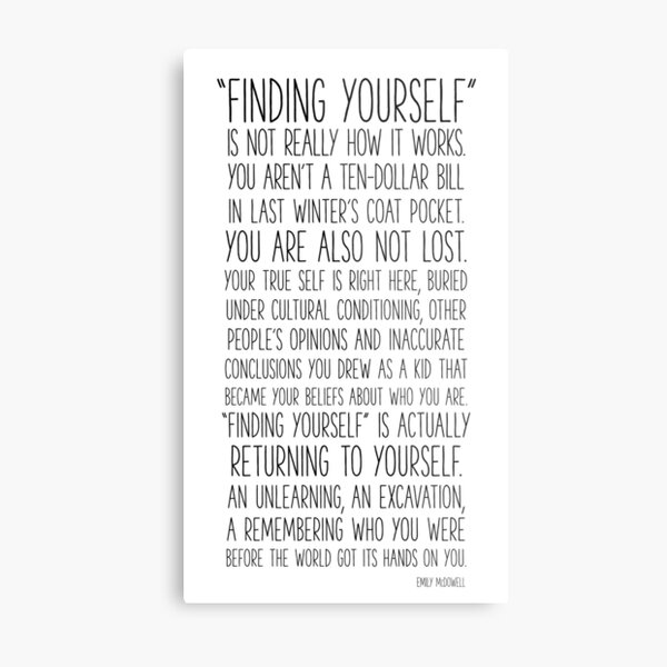 Item preview, Finding yourself designed and sold by Matthew Tyrrell.
