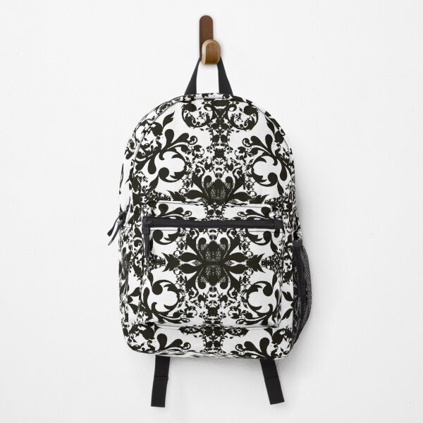 Item preview, Black damask stamped print designed and sold by legacyholistic.