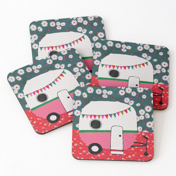 Item preview, Retro summer in pink designed and sold by SueHolmArt.