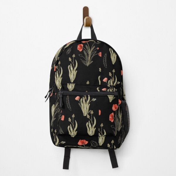 Item preview, Watercolor Red Poppy Flowers Botanical Floral Pattern designed and sold by silviaol.