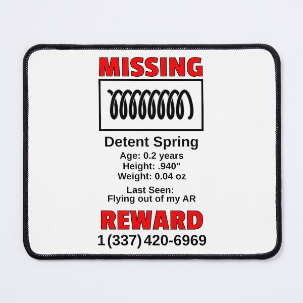 Item preview, MISSING: Detent Spring designed and sold by WKND-Graphics.