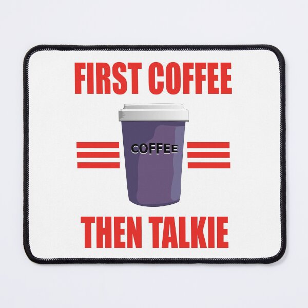 Item preview, Racing Stripes First Coffee Then Talkie. For Bean Shakers Only designed and sold by TJHstudio.