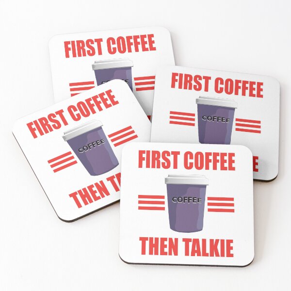 Item preview, Racing Stripes First Coffee Then Talkie. For Bean Shakers Only designed and sold by TJHstudio.