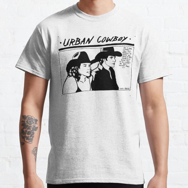 Urban Cowboy Grey Acid Wash Tee