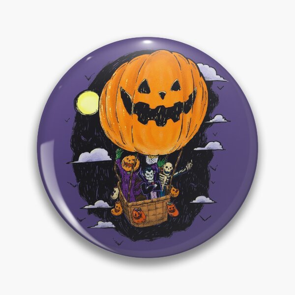 Item preview, Pumpkin Hot Air Balloon designed and sold by nickv47.