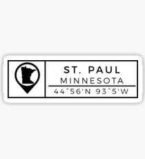 Saint Paul Minnesota Sticker