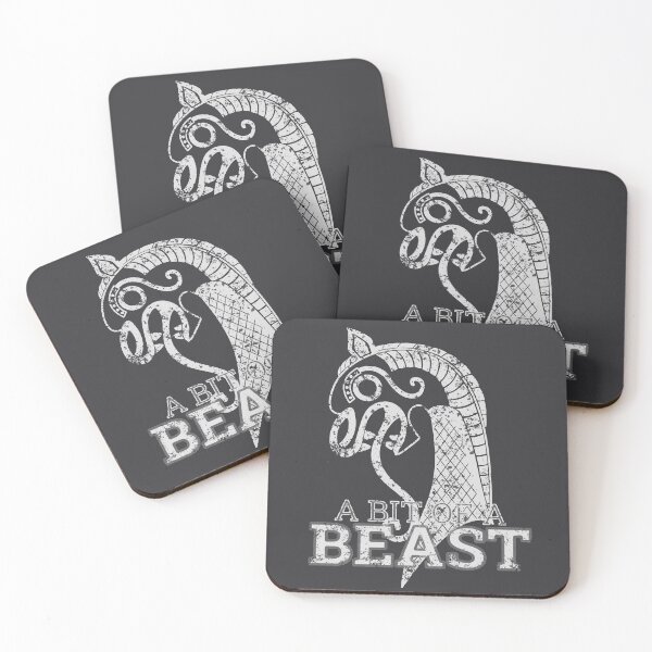 Item preview, A Bit of a Beast - Viking Warrior White Edition designed and sold by Spammabelle.