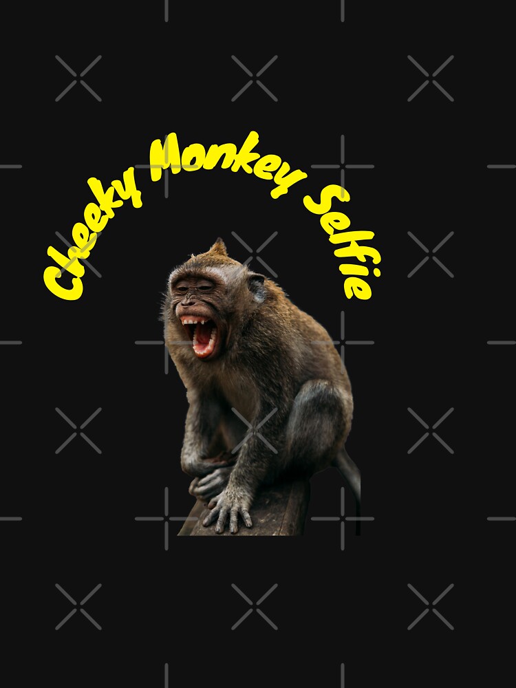 Funny Monkey Selfie of a shocked monkey up to mischief  Art Board Print  for Sale by haRexia