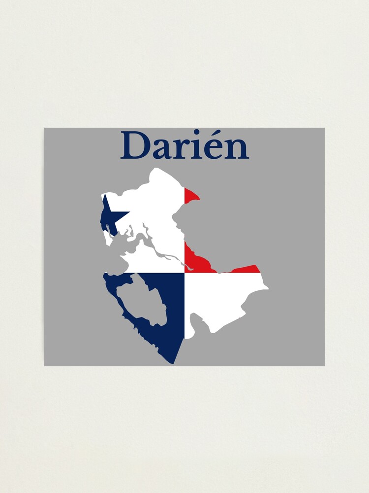 Lámina fotográfica «Diseño de Mapa de la Provincia de Darién, Panamá