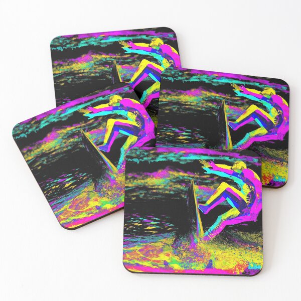 Item preview, Night Time Sufer. Digital Painting Wallsoffame.com.au designed and sold by WallsOfFameAust.