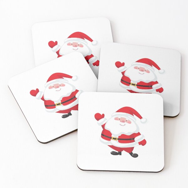 Item preview, Funny Cute Christmas Santa. Joyful Santa Christmas Holiday Print designed and sold by silviaol.
