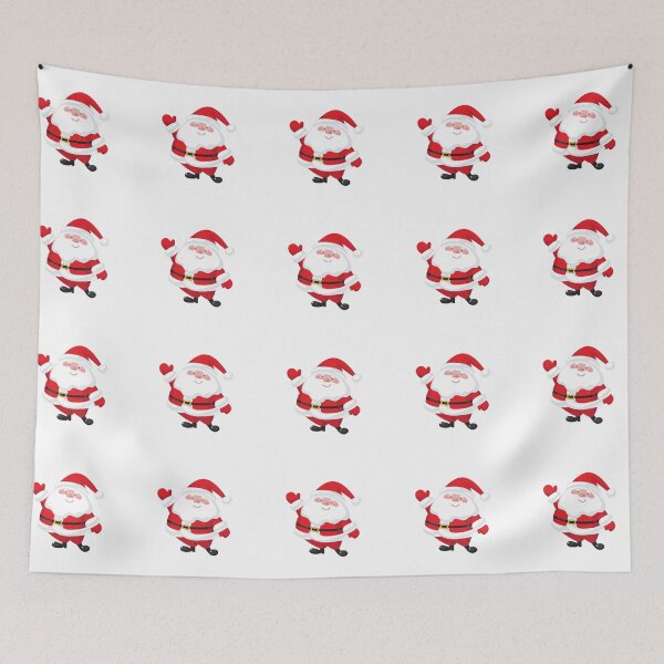 Item preview, Funny Cute Christmas Santa. Joyful Santa Christmas Holiday Print designed and sold by silviaol.