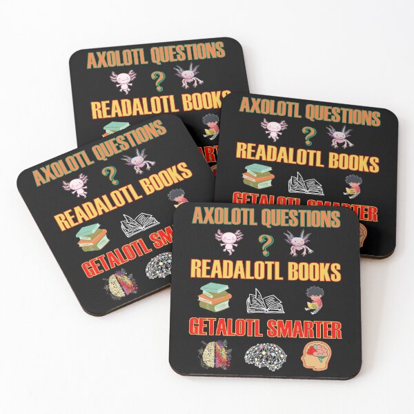 Item preview, Axolotl Questions Readalotl Books Getalotl Smarter - Fun Animal Pun Ask Read Get Smart designed and sold by artfulnotebook.