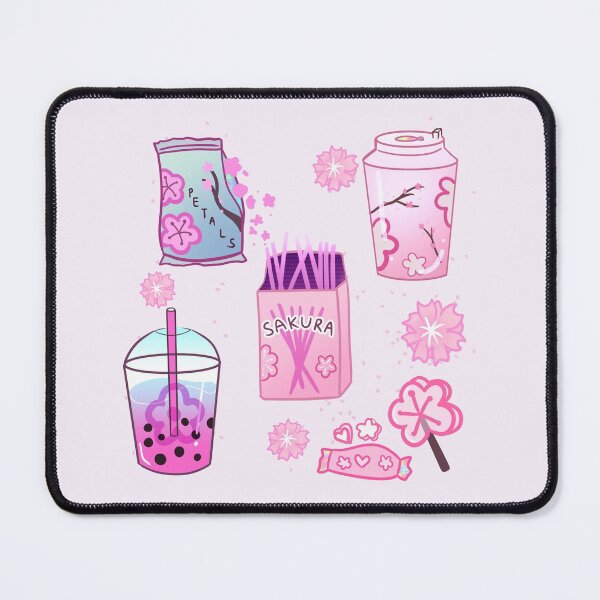Item preview, Sakura themed snacks with vaporwave designed and sold by dwotea.
