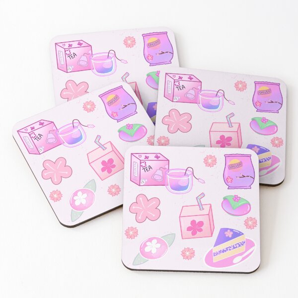 Item preview, Sakura themed snacks with vapourwave 2 designed and sold by dwotea.