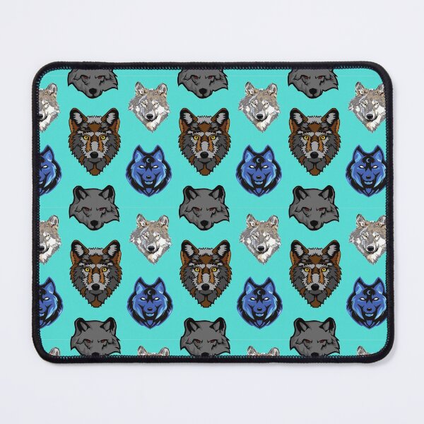 Item preview, Wolves Of The Pattern Howling Wolf, Black Wolf And Grey Wolf Patterns designed and sold by chetan786.