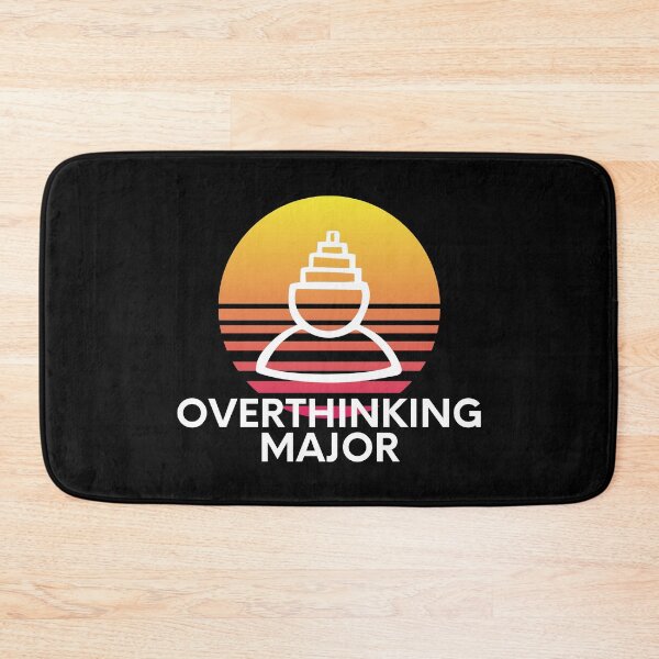 Item preview, Overthinking Major Anxiety College Student Sarcasm designed and sold by EllConApparel.