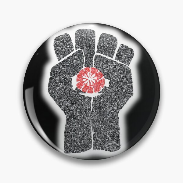 Item preview, The Intricacies of Hunter S. Thompson's Gonzo Fist - Dark Background designed and sold by vanzandesign.