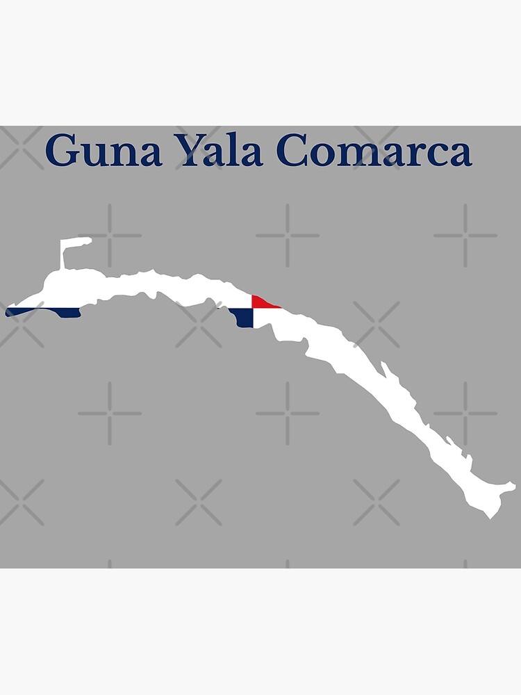 Póster «Diseño de Mapa de la Comarca de Guna Yala, Panamá.» de