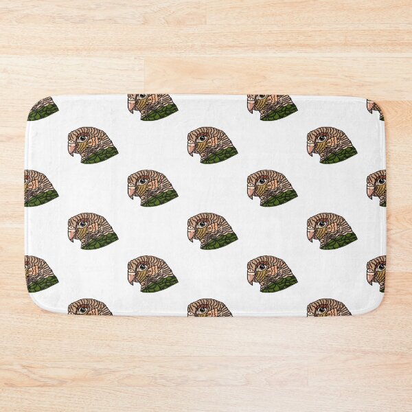 Item preview, pineapple green cheek conure line art cartoon designed and sold by Kelsea Taylor.