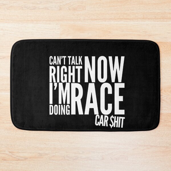 Item preview, Cant Talk Right Now Im Doing Race Car Shit Funny Racecar Money Racing Car Enthusiast  designed and sold by CarantinedChaos.