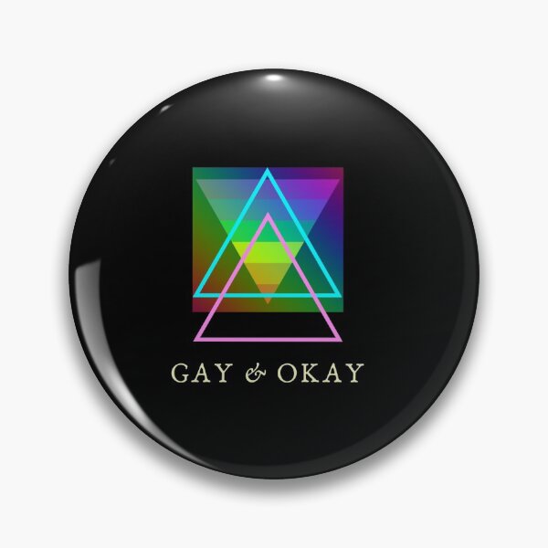 Item preview, Triangles Gay & OK designed and sold by PaperDreamPod.