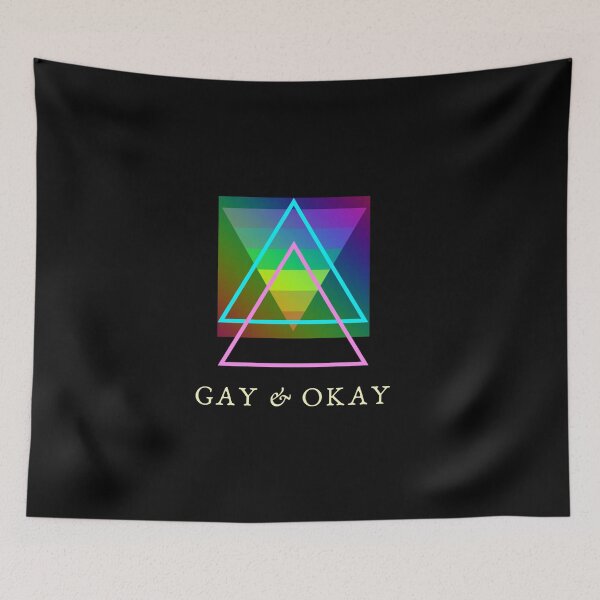 Item preview, Triangles Gay & OK designed and sold by PaperDreamPod.