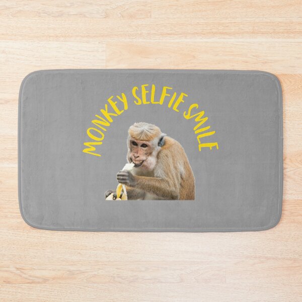 Item preview, Cute & adorable smiley, happy monkey selfie sticker for animal lovers designed and sold by haRexia.