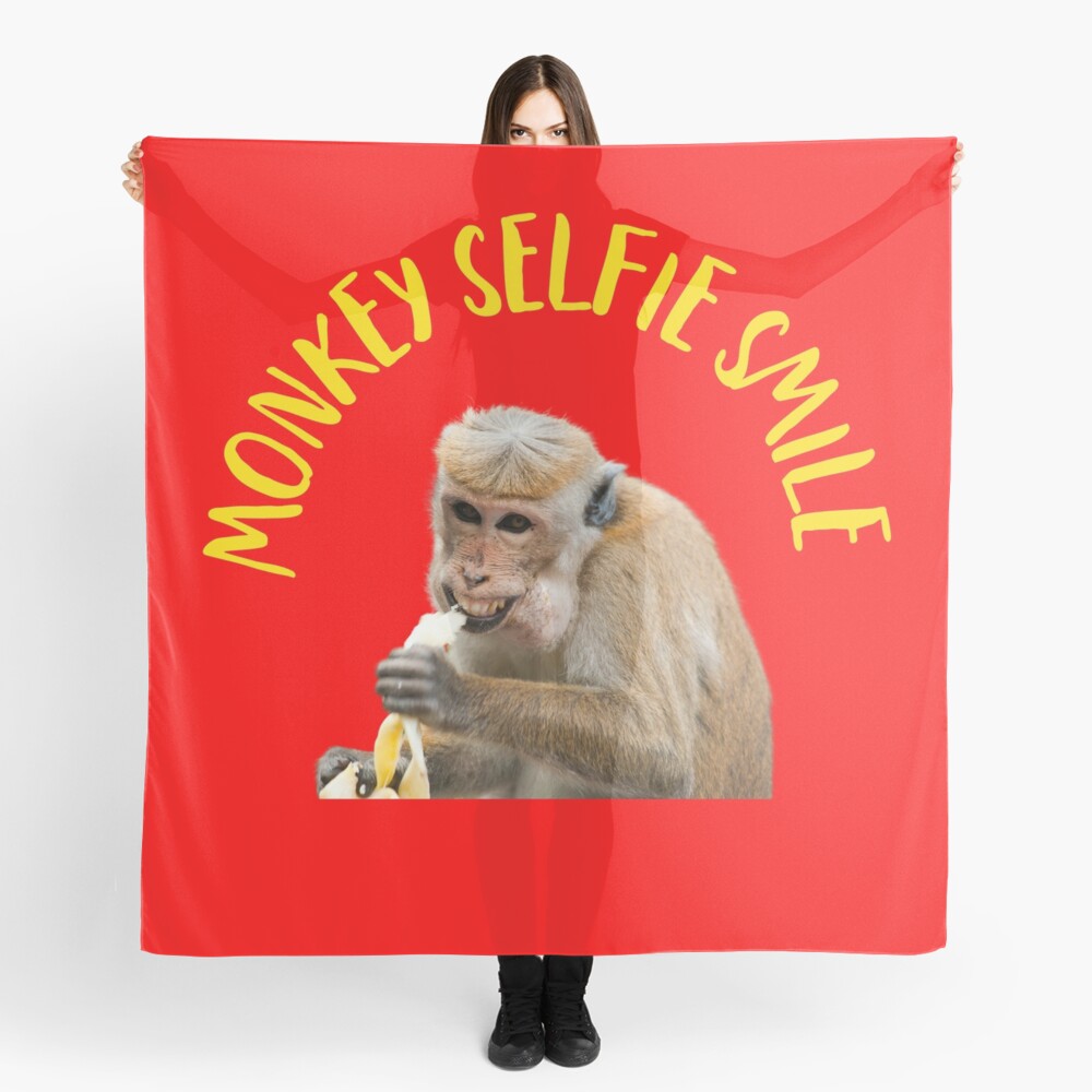 Funny Monkey Selfie of a shocked monkey up to mischief  Art Board Print  for Sale by haRexia