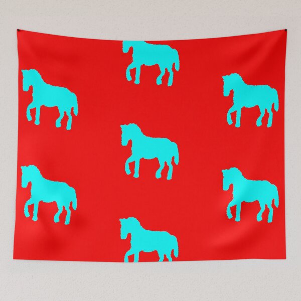 Item preview, Blue horse designed and sold by eliso silva.