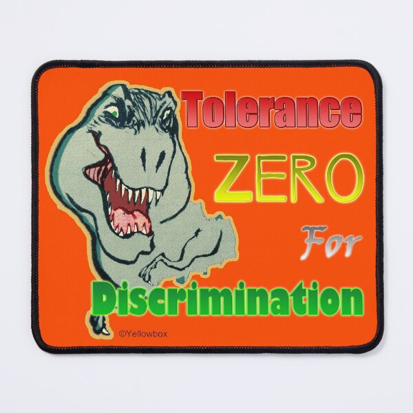 Item preview, Tolerance Zero for Discrimination - Yellowbox ink painting designed and sold by twyellowbox.