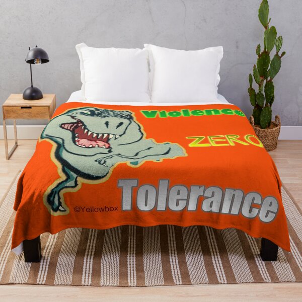 Item preview, Zero Tolerance for Violence - Yellowbox ink painting designed and sold by twyellowbox.