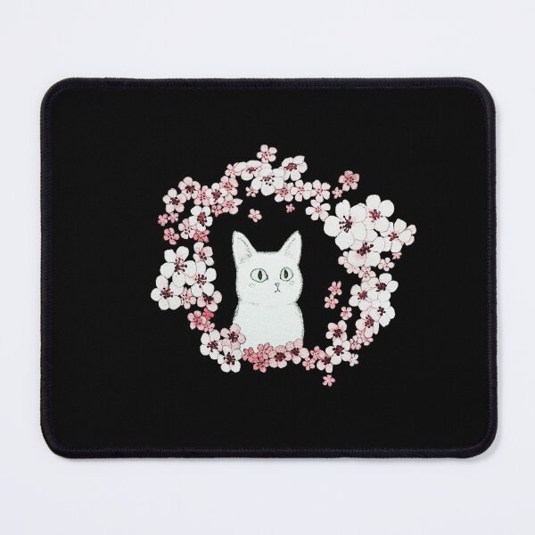 Item preview, Sakura Kitten, Cherry Blossom Cat designed and sold by mooonhannah.