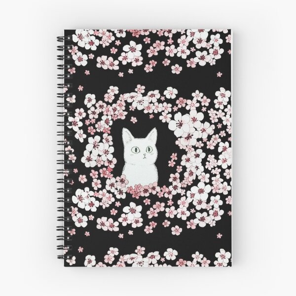 Item preview, Sakura Kitten, Cherry Blossom Cat designed and sold by mooonhannah.